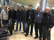  بالصور: انطلاق الفوج الثاني من معتمري مدينة اللد والرملة الى الديار الحجازية 